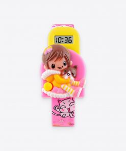 Adorable Girls’ Pink Digital Watch